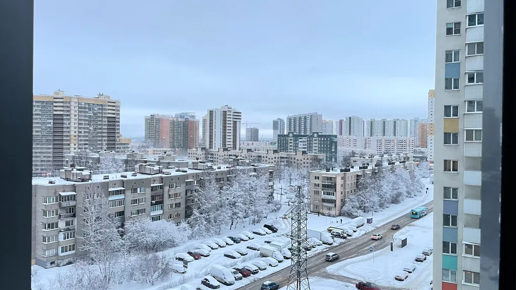 Квартира Квартира Уютная студия рядом с Ленэкспо, М-11, аэропортом — Шушары