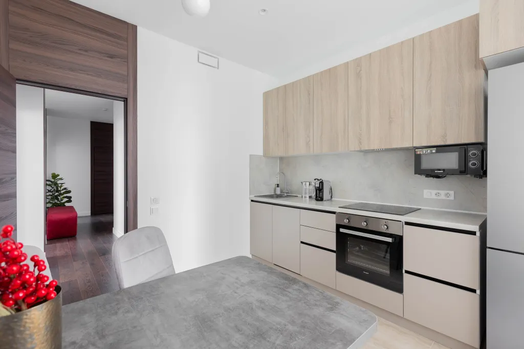 Квартира Новая квартира Бургунди Сьют с дизайнерским интерьером — Москва