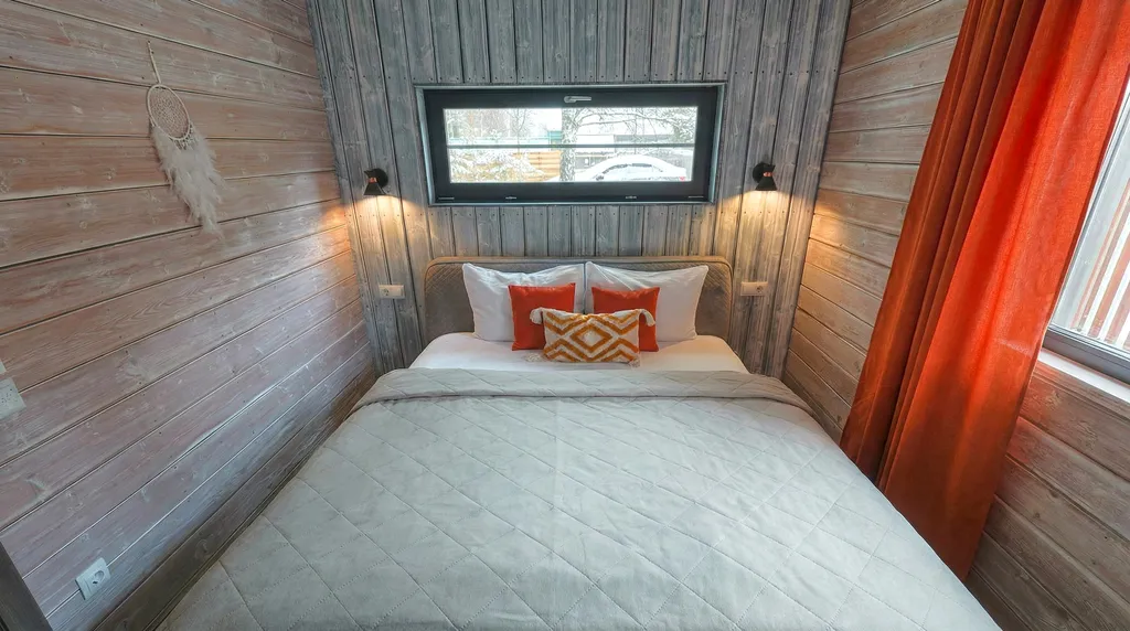 BarnHouse с камином, кондиционером и террасой