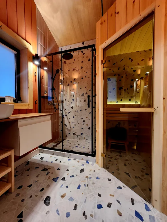 Белка дом с камином и сауной