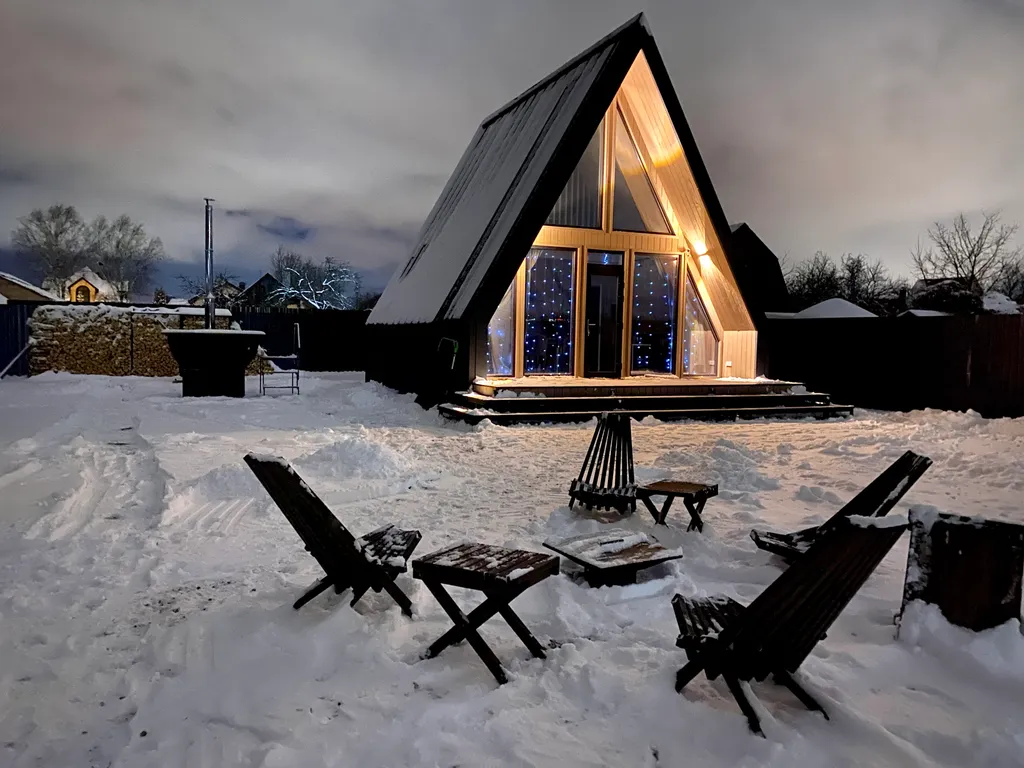 Уютный современный дом барнхаус