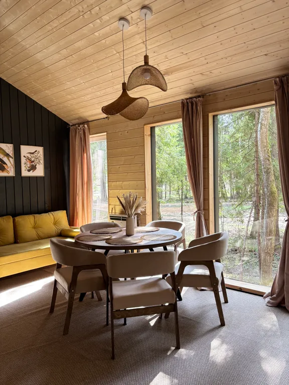 Коттедж Дом с сауной и панорамным видом на лес яхрома ривер — Москва