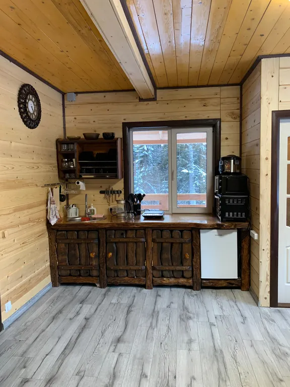 Дом в лесу с видом на горы рядом озеро Телецкое и река Бия