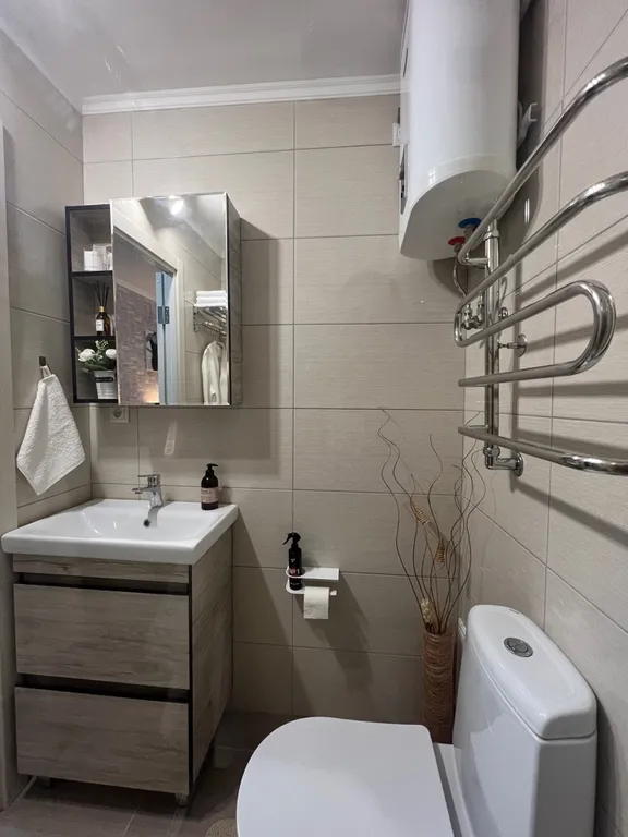 Шикарные апартаменты с белоснежными полотенцами и постельным бельем