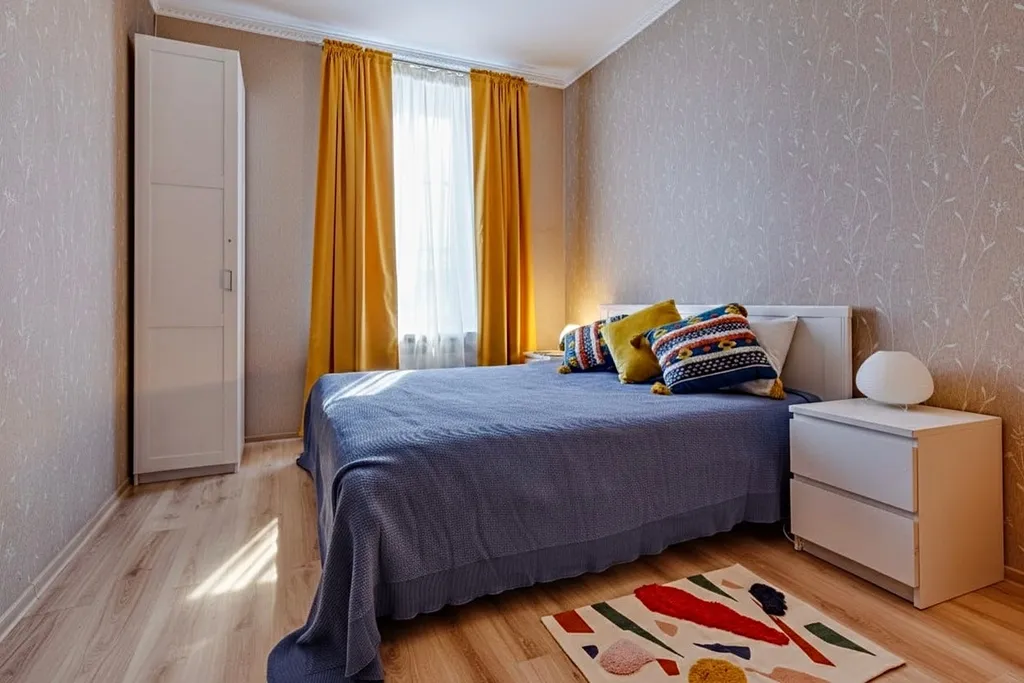 Квартира Квартира Просторная и тихая Евротрешка 74 м² в 5 минутах от вокзала — Санкт-Петербург