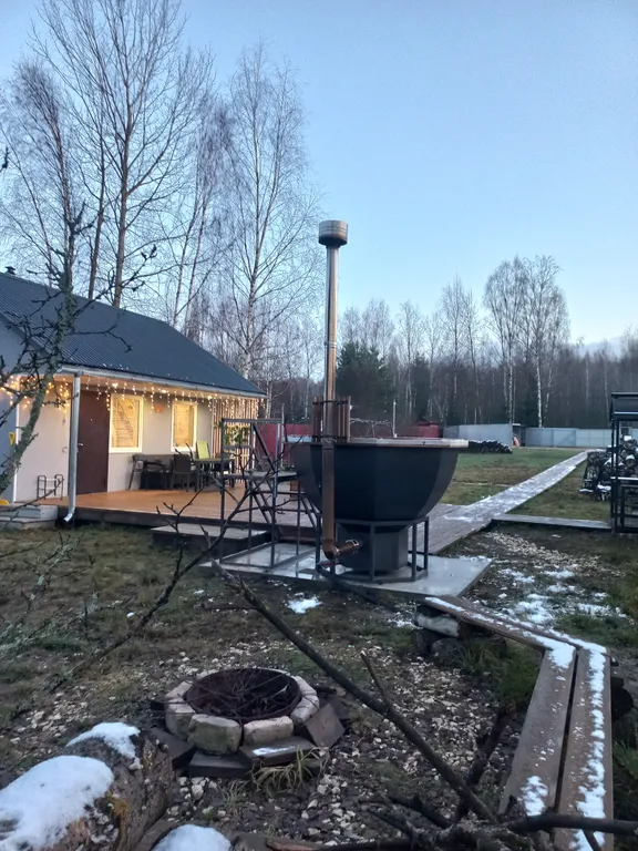 Дом с баней и чаном Теплое местечко