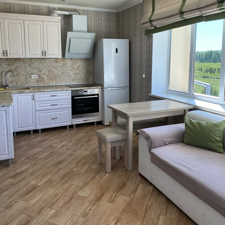 Квартира на озере Еланчик с видом на лес