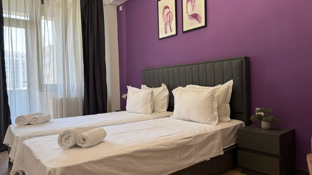 Уютный апартамент с 2 спальнями рядом с Сизнс парк