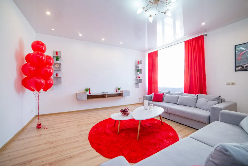 Красная вишня и голубика