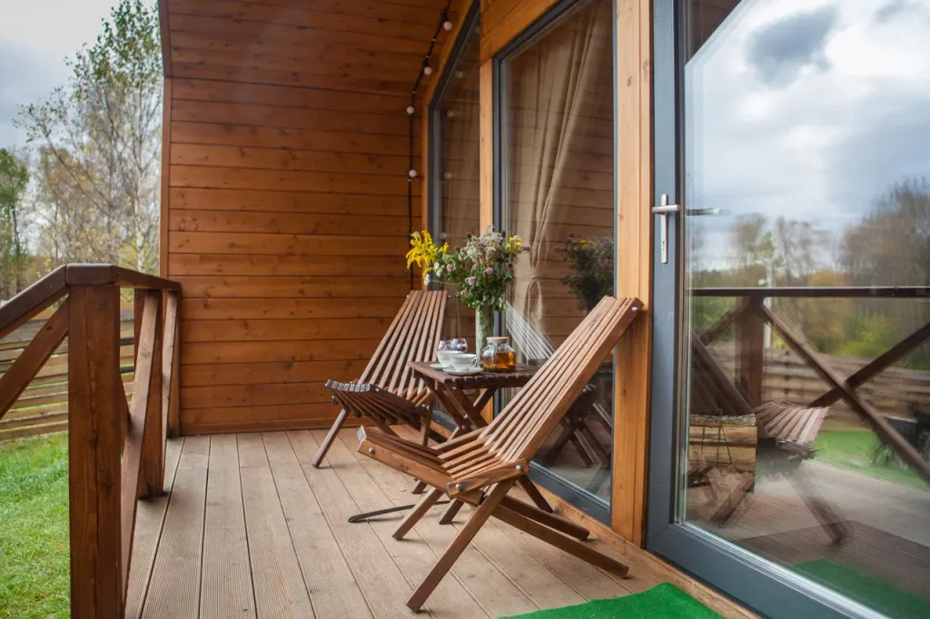 Барнхаус ВЕСНА с камином и баней