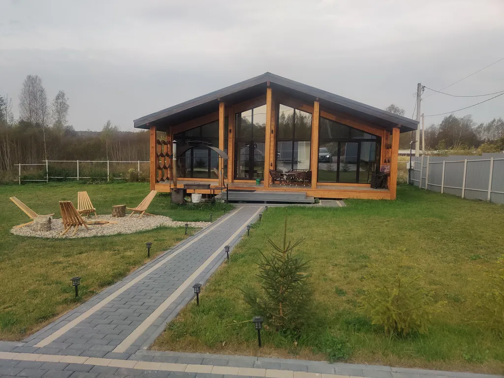 Уютный дом с баней для семейного отдыха