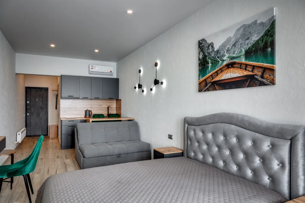 Студия люкс с видом на море у пляжа