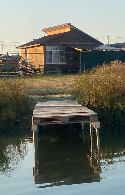 Дом с баней на берегу озера