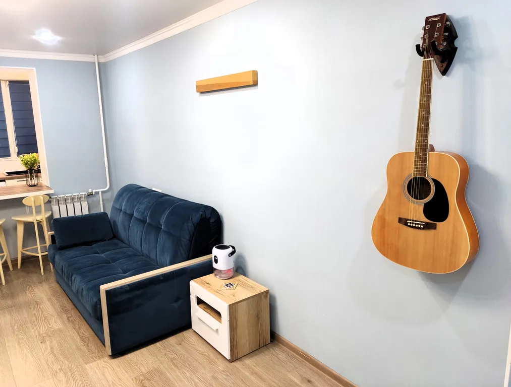 Светлая и чистая студия с новым ремонтом