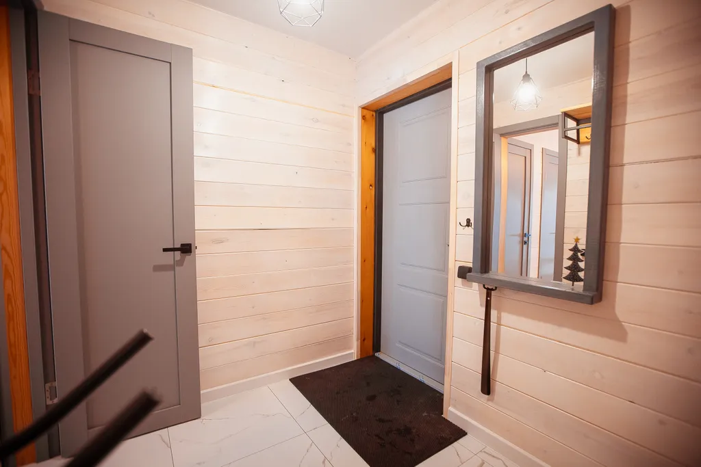 Уютный домик в стиле Афрейм с видом на горы