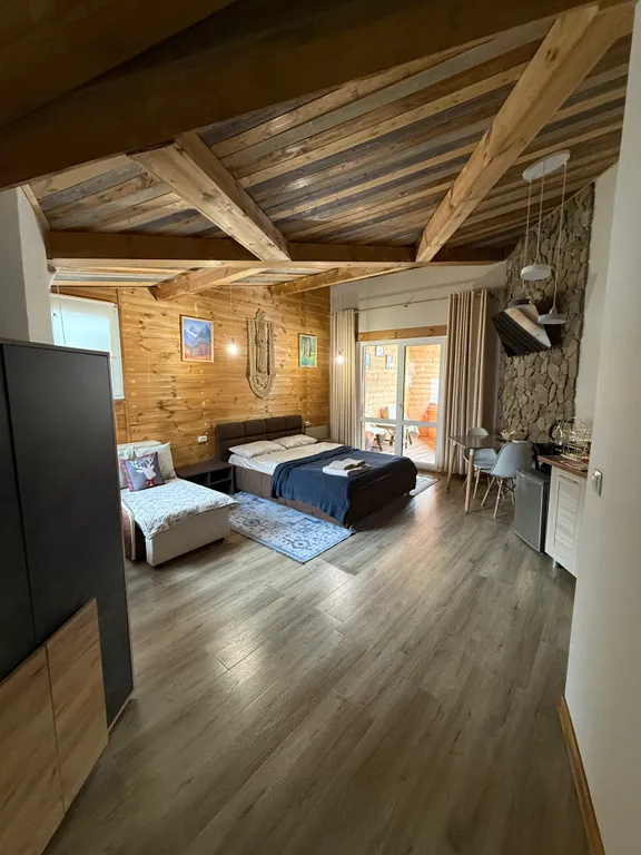 Уютная студия с видом на горы