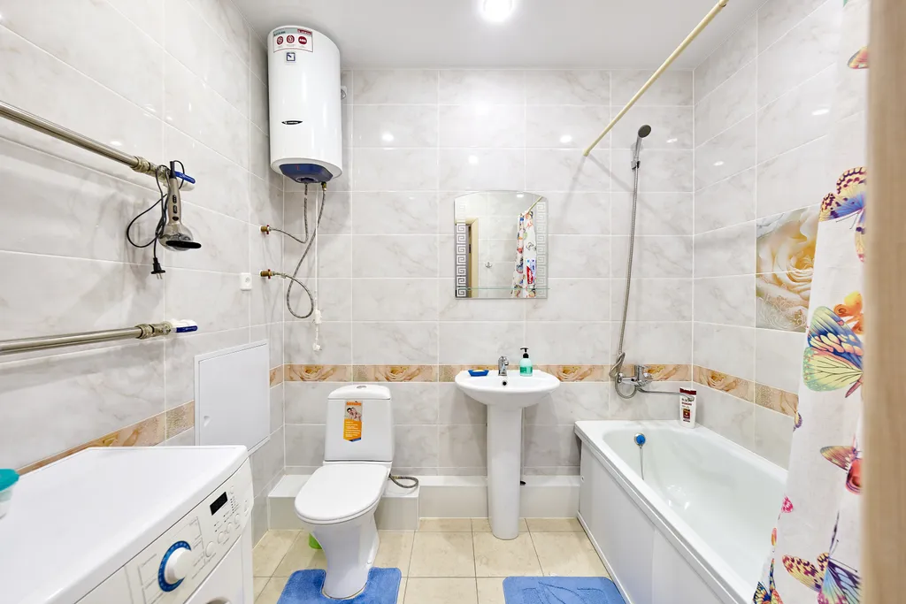 Современная студия с балконом на 21 этаже  в самом центре города