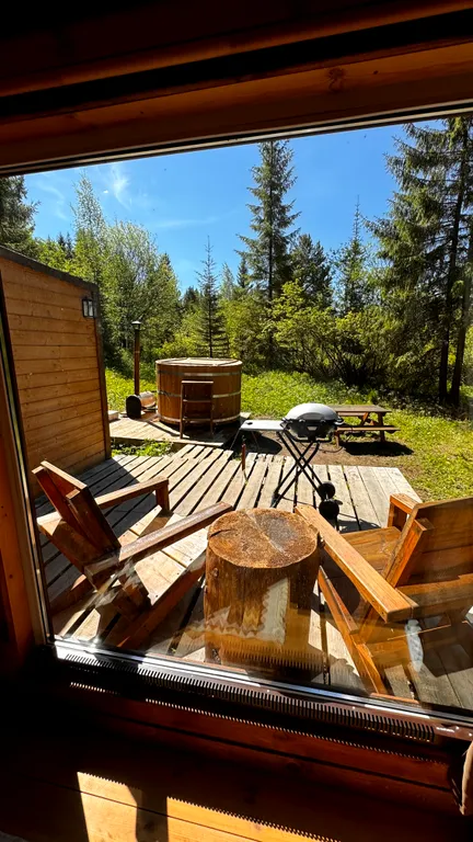 Семейный домик с отдельной спальней (эльбрус) горячая купель (платно)