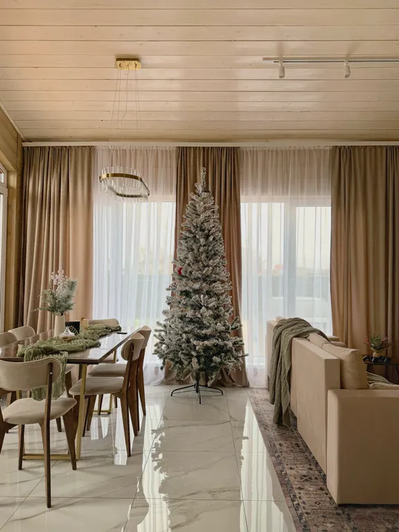 Коттедж Инстаграмный домик с сауной и чаном — Гжель