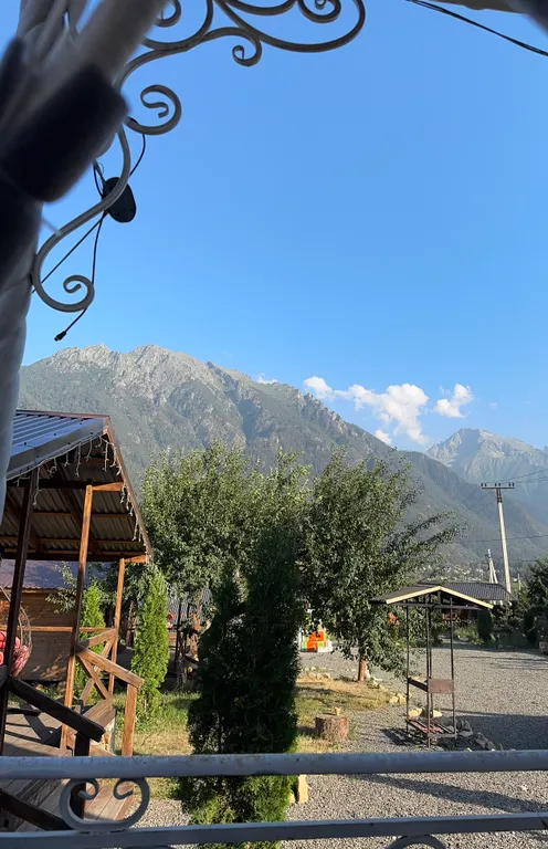 Домбай -Теберда , домики в горах