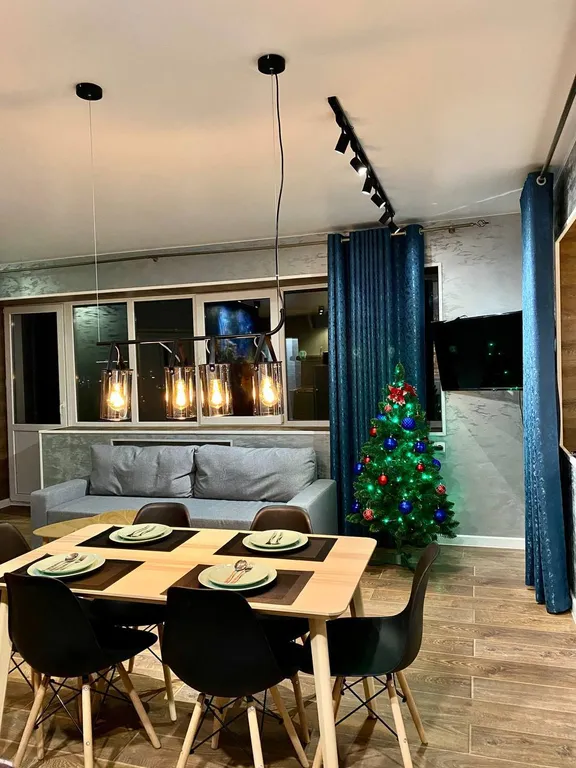 Квартира с шикарным видом Dombay_flats "Енот"