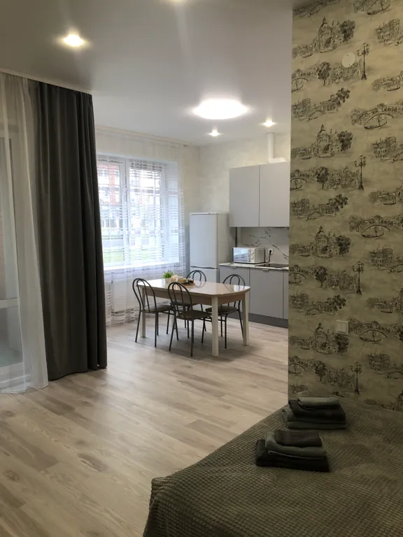 Уютная квартира с высокими потолками