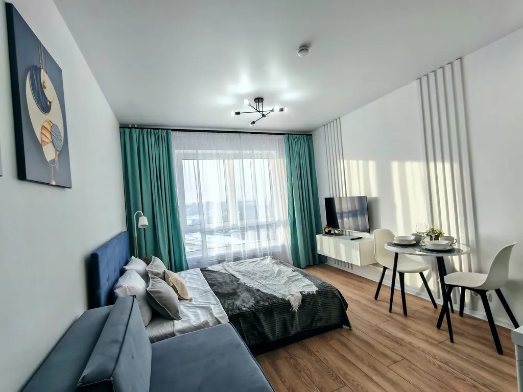 Элегантная студия с видом на закат с 23 этажа в ЖК Восточное Бутово