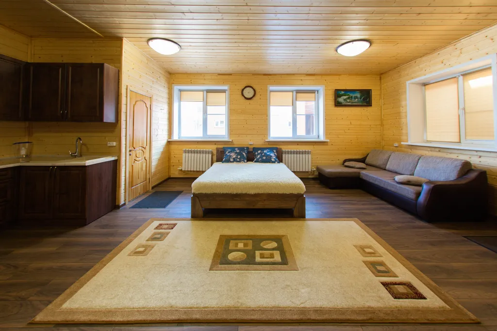 Дом - Студия с двуспальной кроватью и раскладным диваном