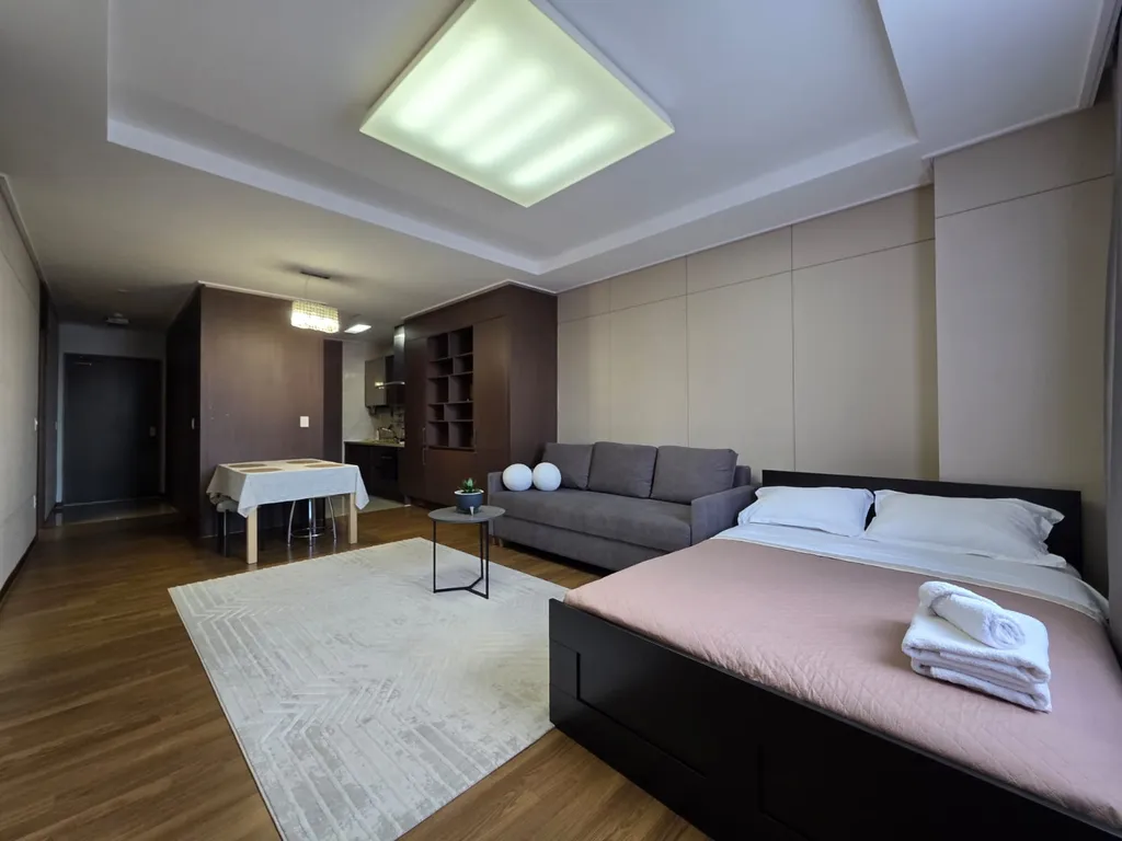 2-комнатная квартира, шикарный вид на мечеть в жк Хайвилл Астана