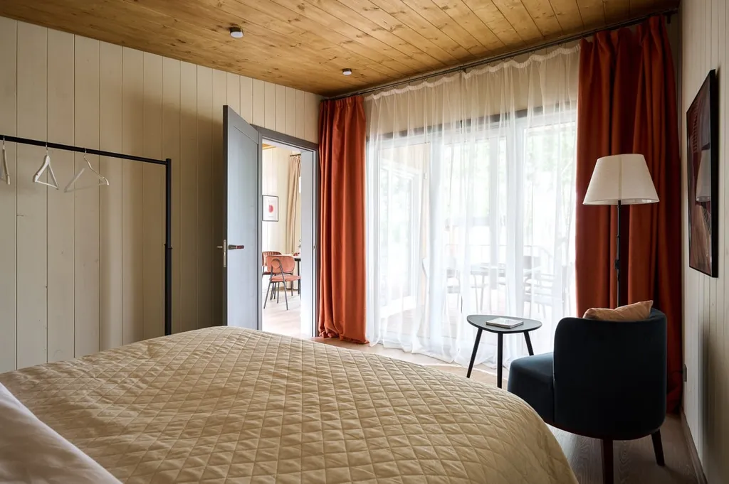 Медовый - дом с баней и чаном