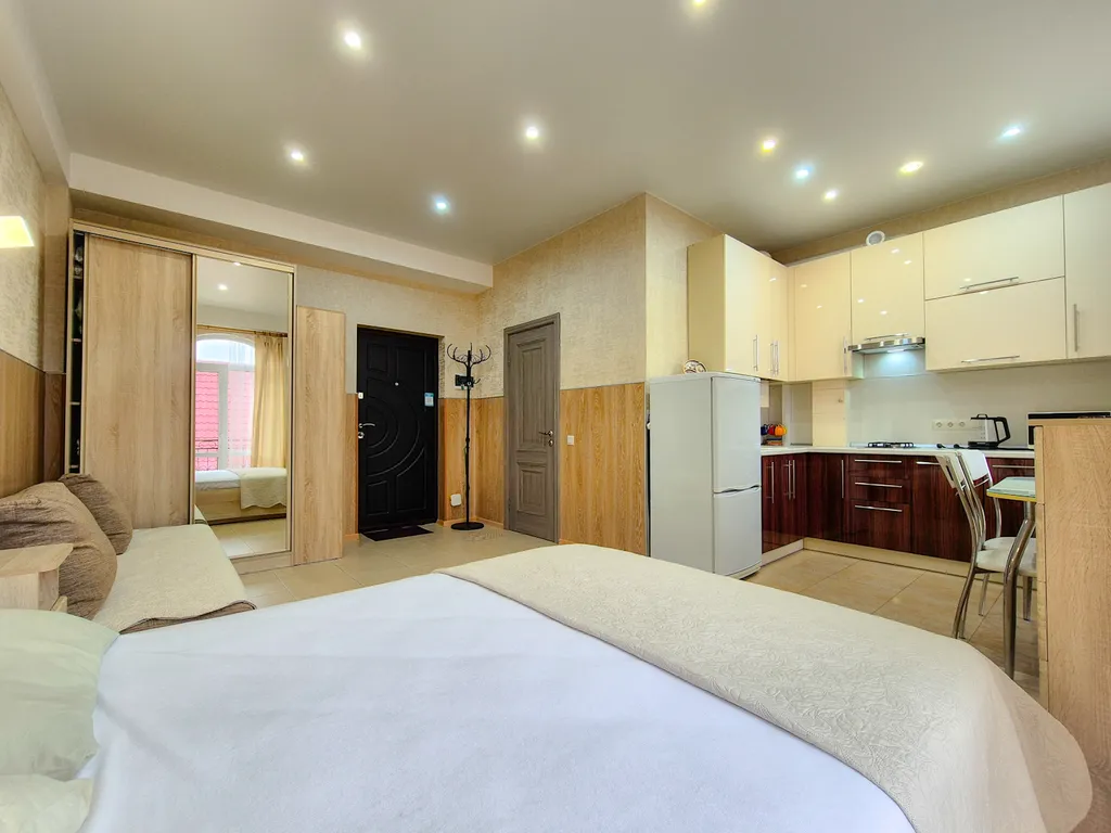 Квартира Квартира Студия с балконом для 4х гостей, Олимпийский парк — Сириус