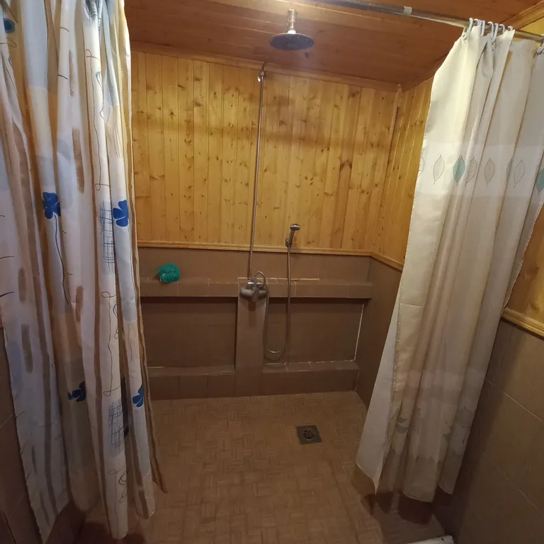 Дом-баня на дровах в деревне