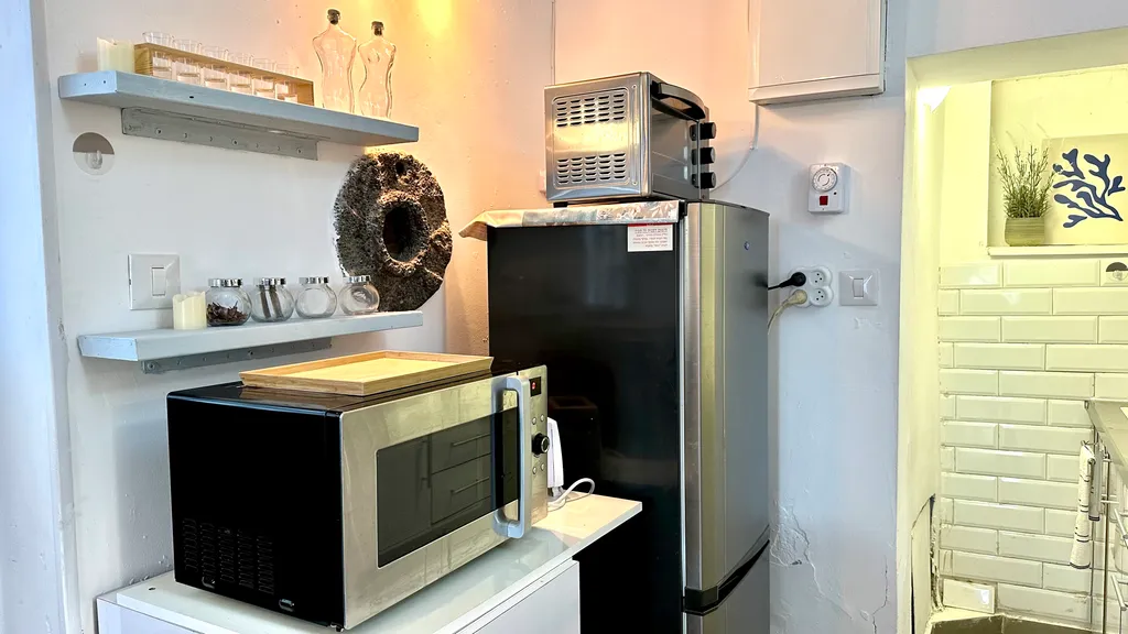 Винтажная квартира с отдельным входом и с большой зоной для барбекю