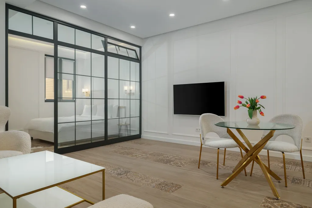 Дизайнерские апартаменты в центре города с 1-ой спальней