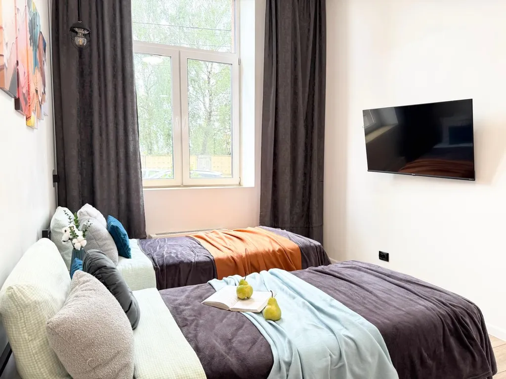 Уютная студия с дизайнерским ремонтом в Звенигороде