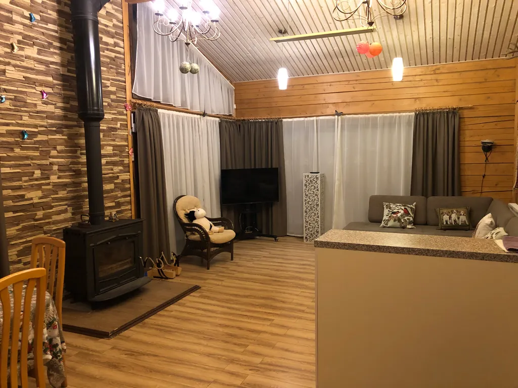 Коттедж Коттедж с камином, финская сауна русская баня на дровах — Ломоносов