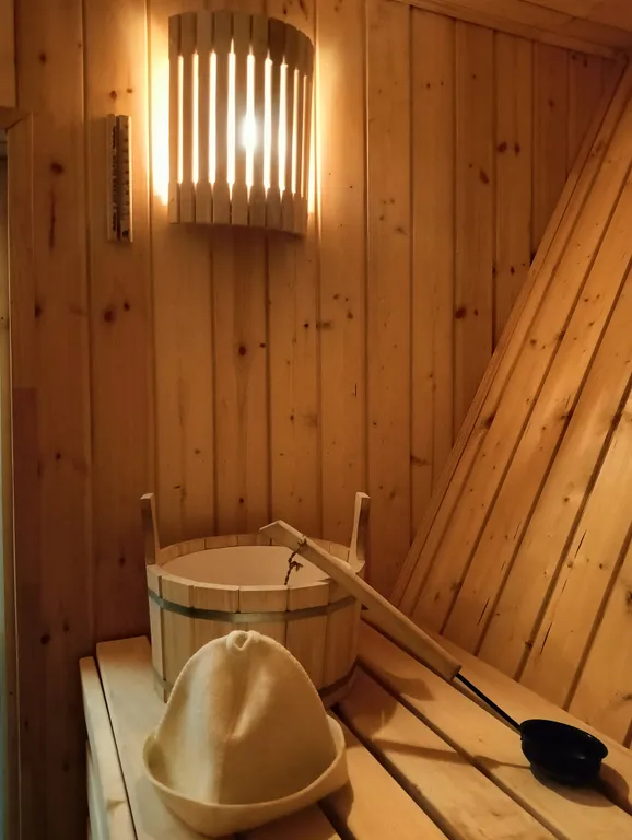 Новый дом a-frame с баней на дровах