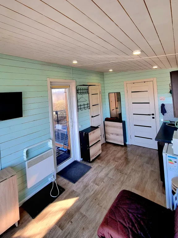 Домик в горах с панорамным видом и всеми удобствами