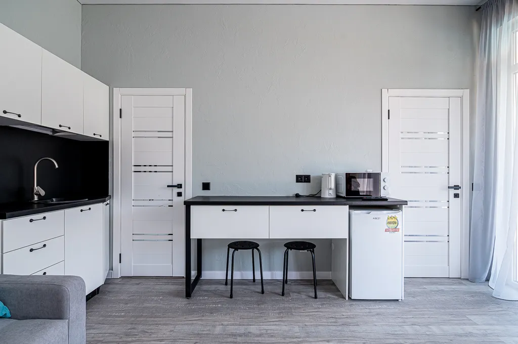 Квартира Квартира Семейный люкс3 с террасой,двором,мангальной зоной и парковкой — Дюрсо