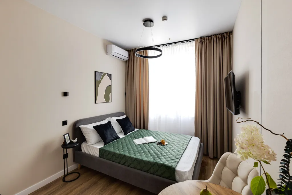 Квартира Квартира Уютный апартамент на Ботаническом саду (Green) — Москва