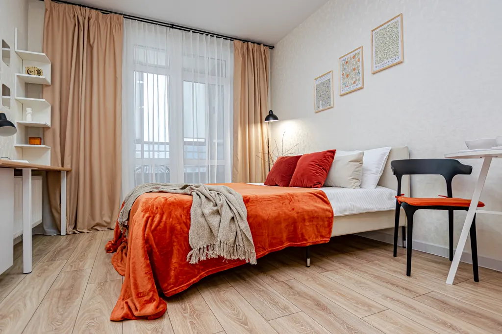 Уютная студия в индустриальном районе