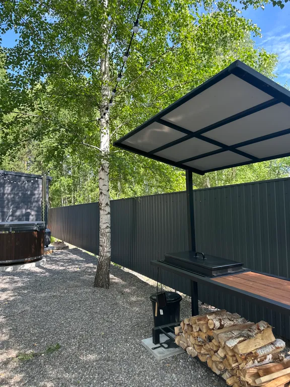 Уютный новый дом А-frame Седьмой берег