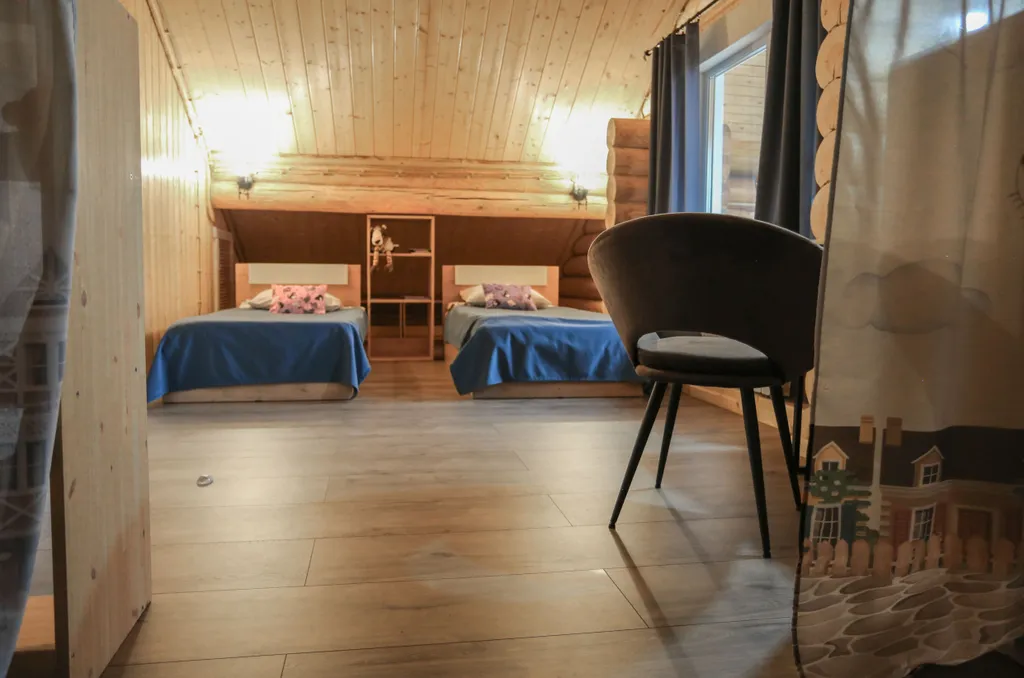 Двухэтажный деревянный коттедж в Усадьбе скульптора Эрьзи