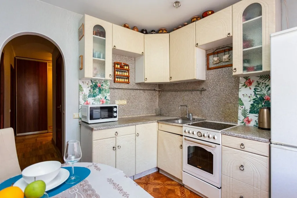 Удобная трехкомнатная квартира для 5 гостей