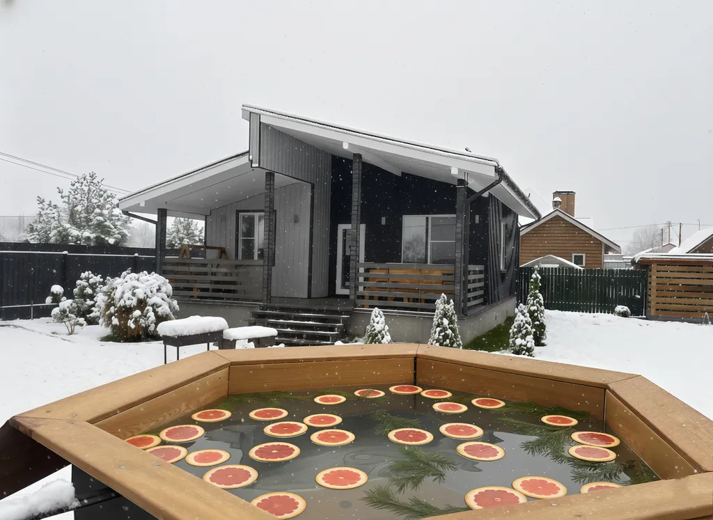 Флотский домик с чаном