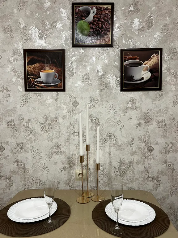 Шикарные апартаменты с белоснежными полотенцами и бельем