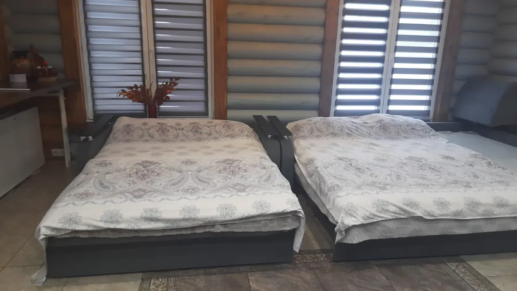 Дом из бревна с русской баней