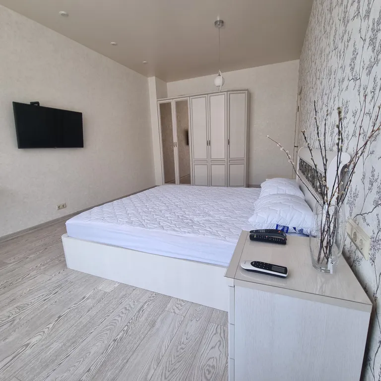 Просторная квартира с открытым балконом в новом ЖК Гоголь