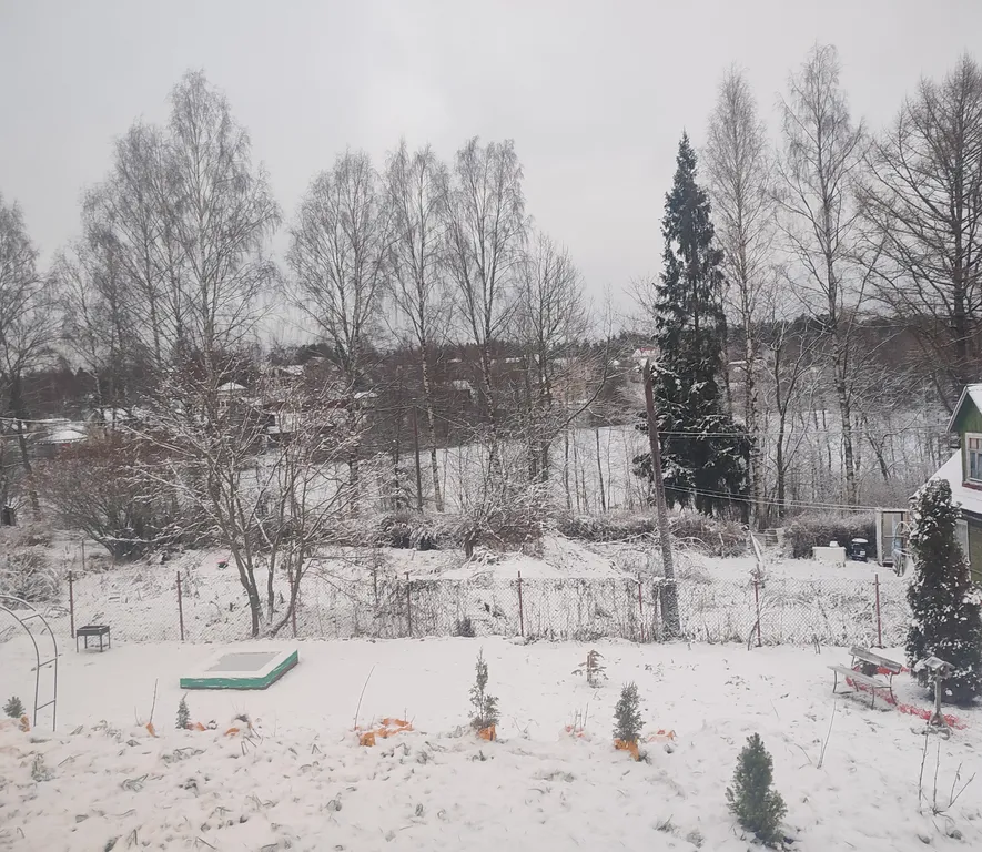 Петербургская дача на холме прямо у озера