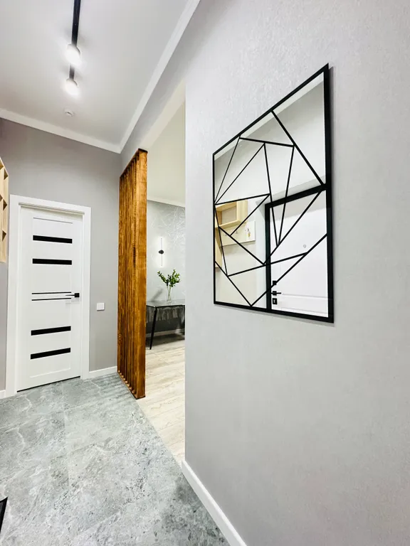 Двухкомнатная квартира с видом на город